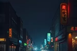 《夜航西飞》横版封面：雨夜跑道上一架熄了灯的货机